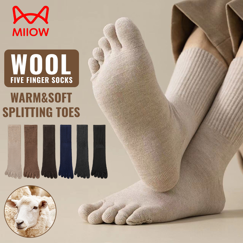 Toe Sock Split - MiiOW Men Five Finger Sock Cold