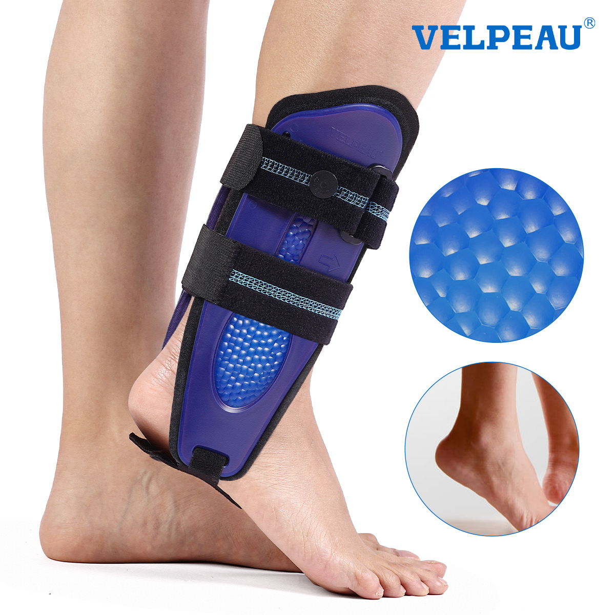 Ankle Brace Sock - VELPEAU Ankle Brace Support for Sprains