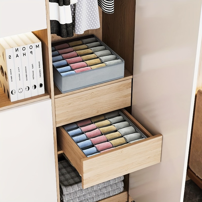 2Pcs 24-Compartment Fabric Soc – Sock Organizer Tray recenzja i cena