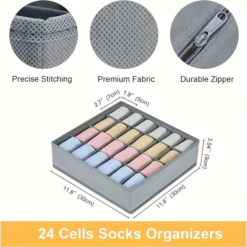 24 Grid Foldable Storage Organ – Sock Organizer Tray recenzja i cena