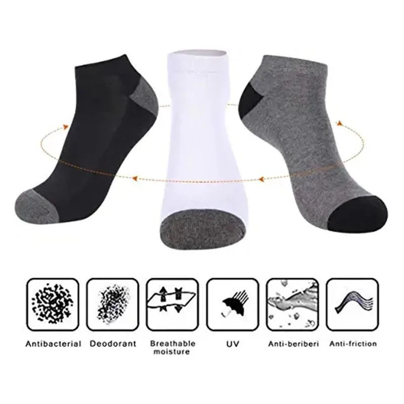 2026 Men's Color Block Boat So – Ankle Sock Low Cut recenzja i cena