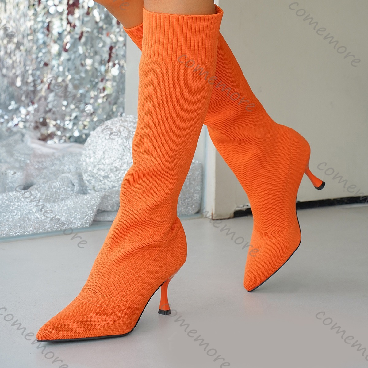 Comemore Women's 2026 Spring A – Knee High Sock Women recenzja i cena