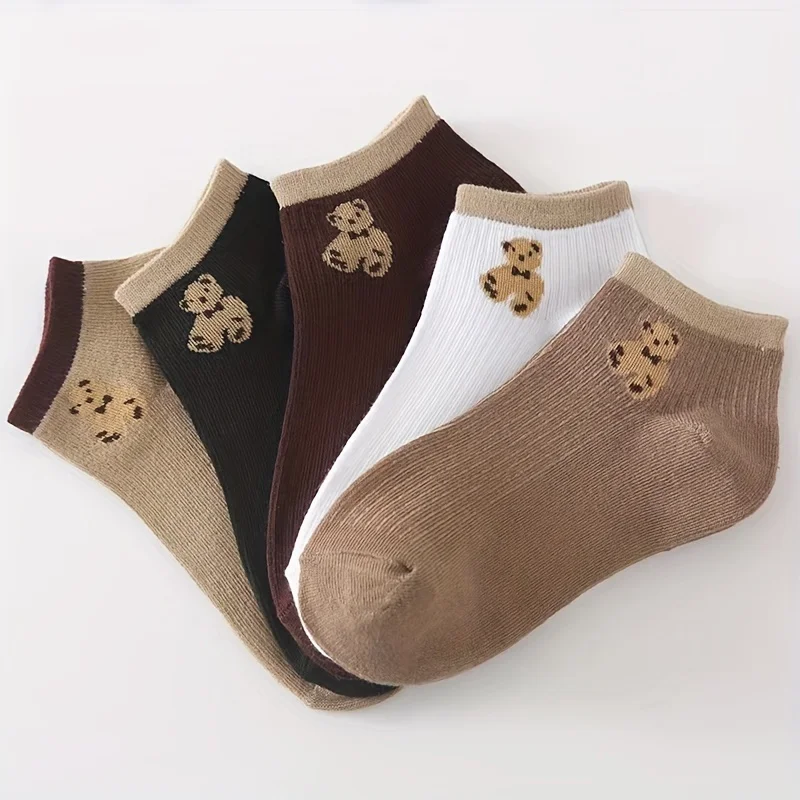 5-Pairs Women's Short Socks -  – Ankle Sock Low Cut recenzja i cena