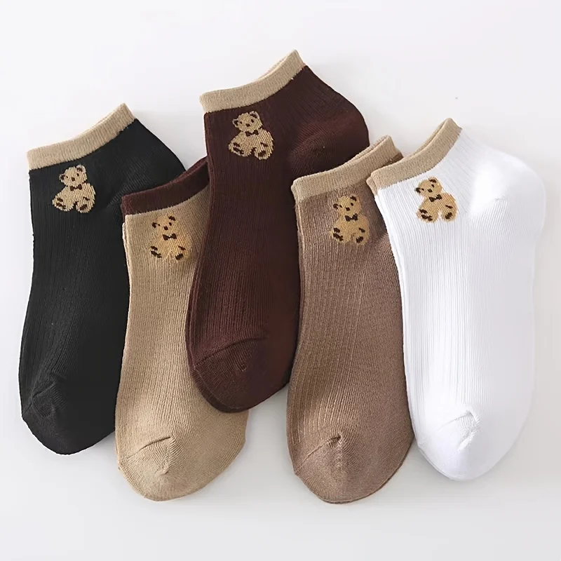 5-Pairs Women's Short Socks -  – Ankle Sock Low Cut recenzja i cena