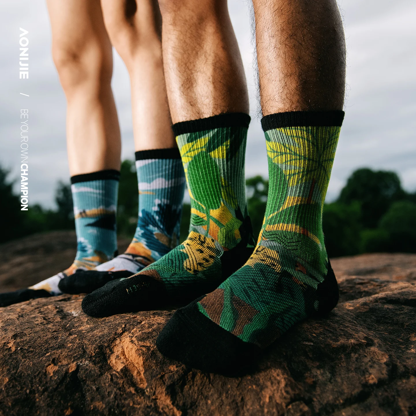 AONIJIE Outdoor Wool Crew Sock – Wool Hiking Sock recenzja i cena