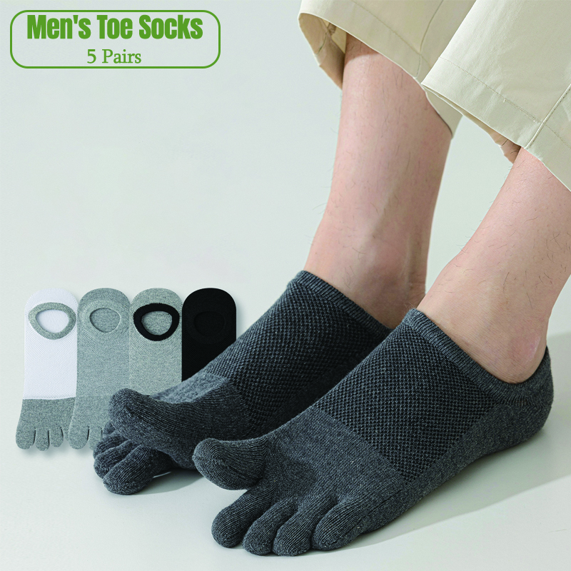 5 Pairs Men's No Show Toe Sock – Toe Sock Split recenzja i cena