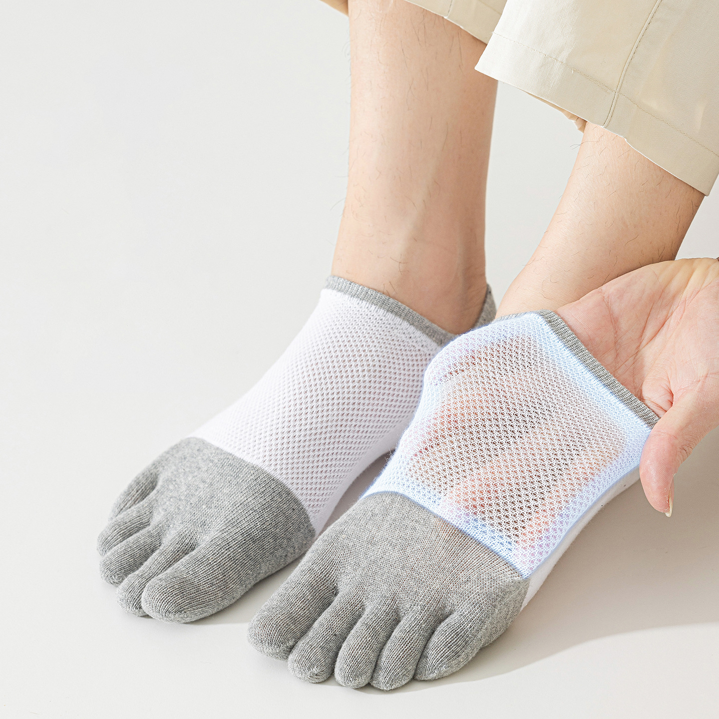 5 Pairs Men's No Show Toe Sock – Toe Sock Split recenzja i cena