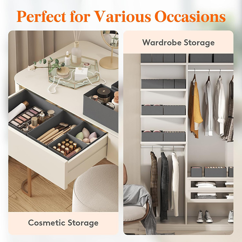 Drawer Organizer Non-woven Fab – Sock Organizer Tray recenzja i cena