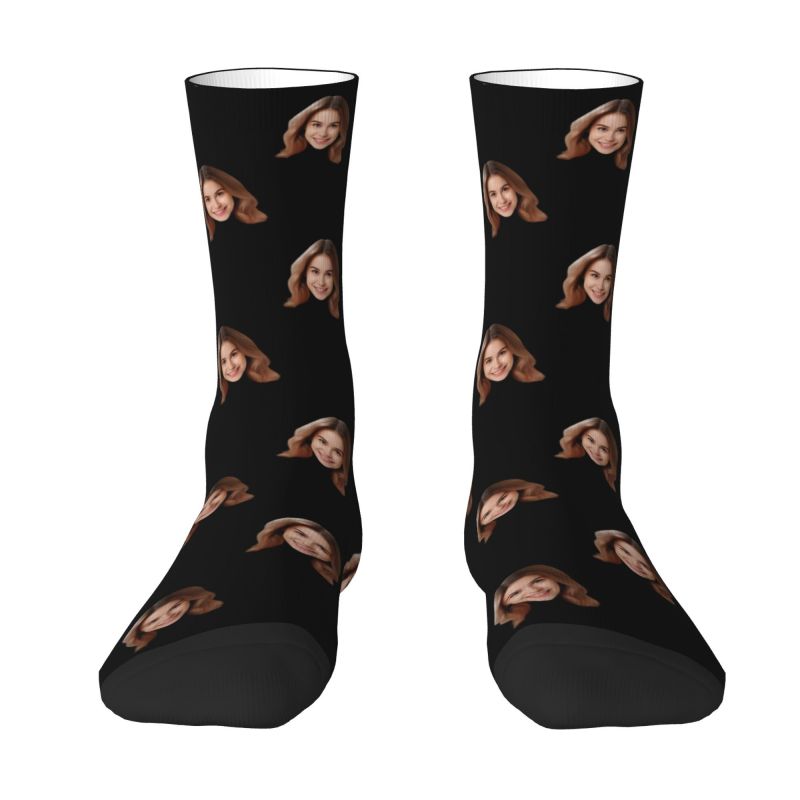 Personalized Custom Face Photo – Dress Sock Men recenzja i cena