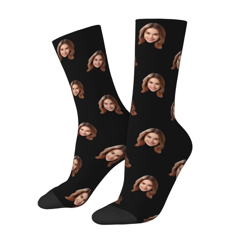 Personalized Custom Face Photo – Dress Sock Men recenzja i cena
