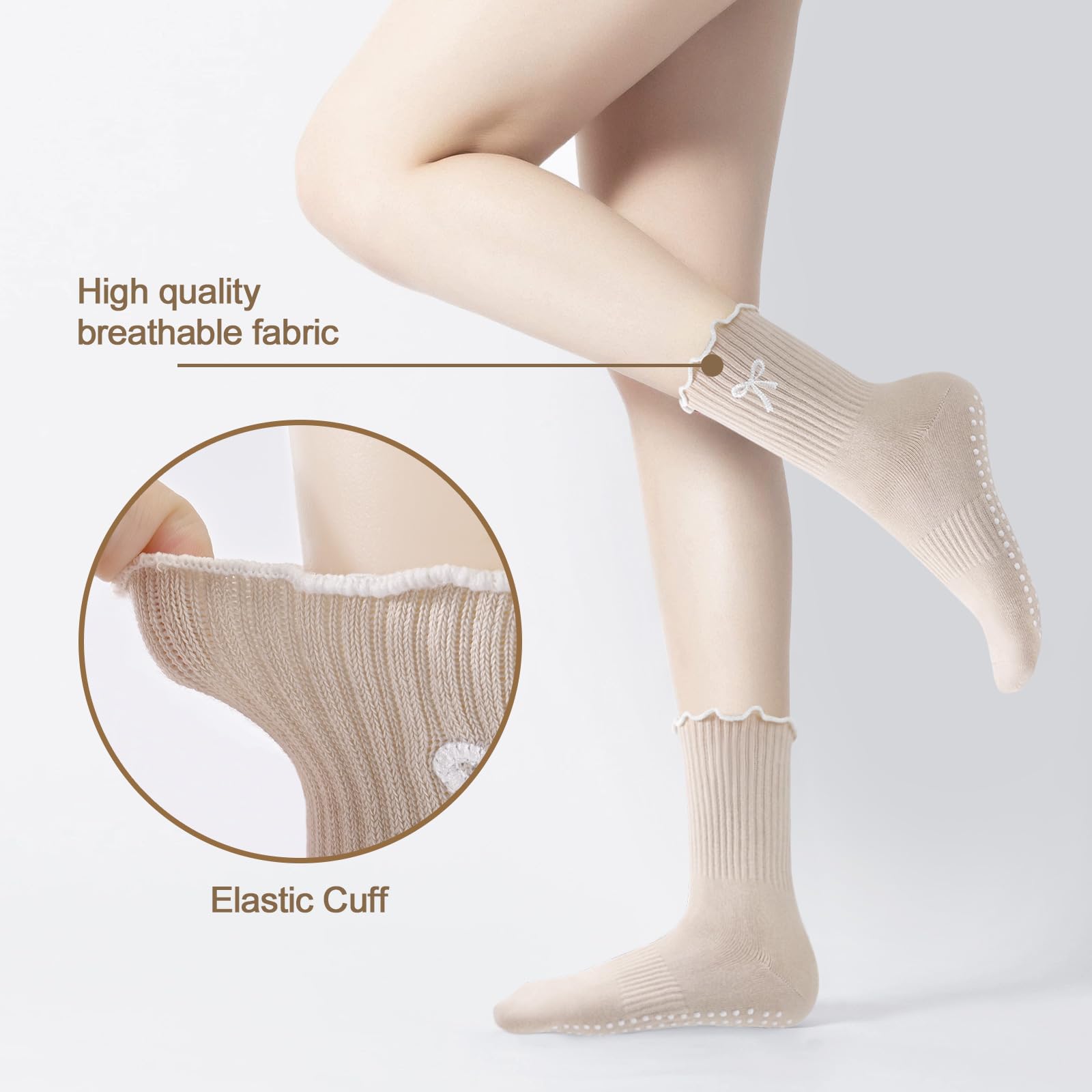 3 pairs of anti-slip grip Pila – Grip Sock Yoga recenzja i cena