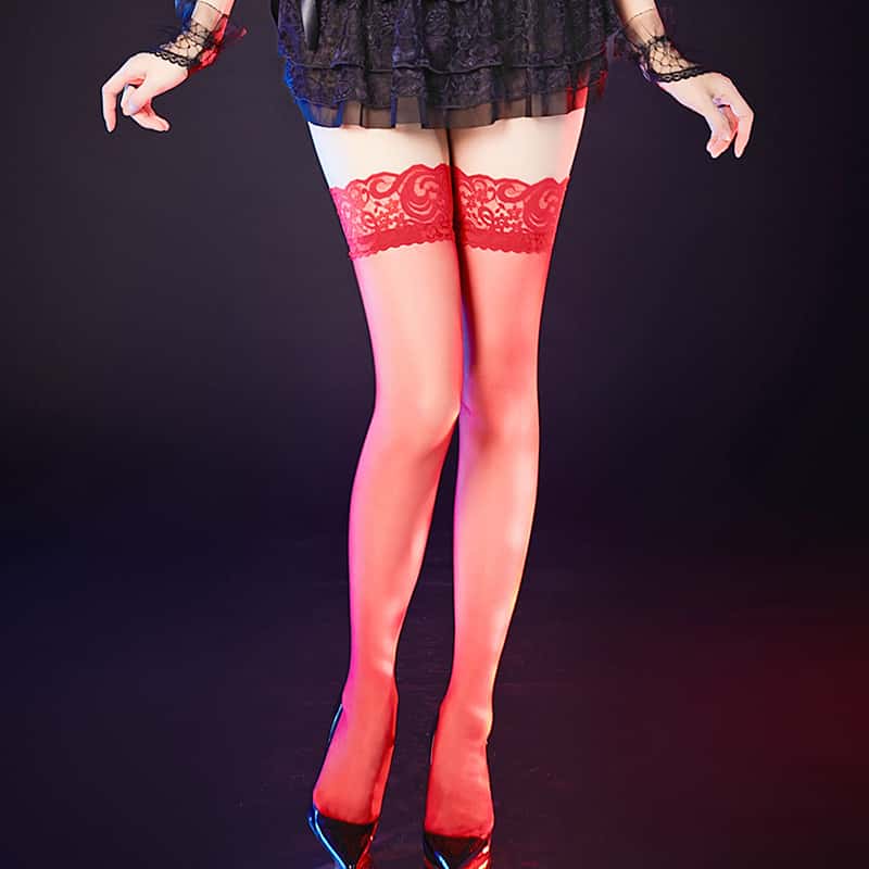 Thigh High Stripe Lace Stockin – Thigh High Sock Stay Up recenzja i cena
