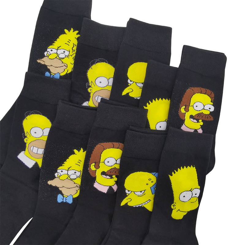 10 Pairs/Pack Funny Men Woman  – Cotton Crew Sock Pack recenzja i cena