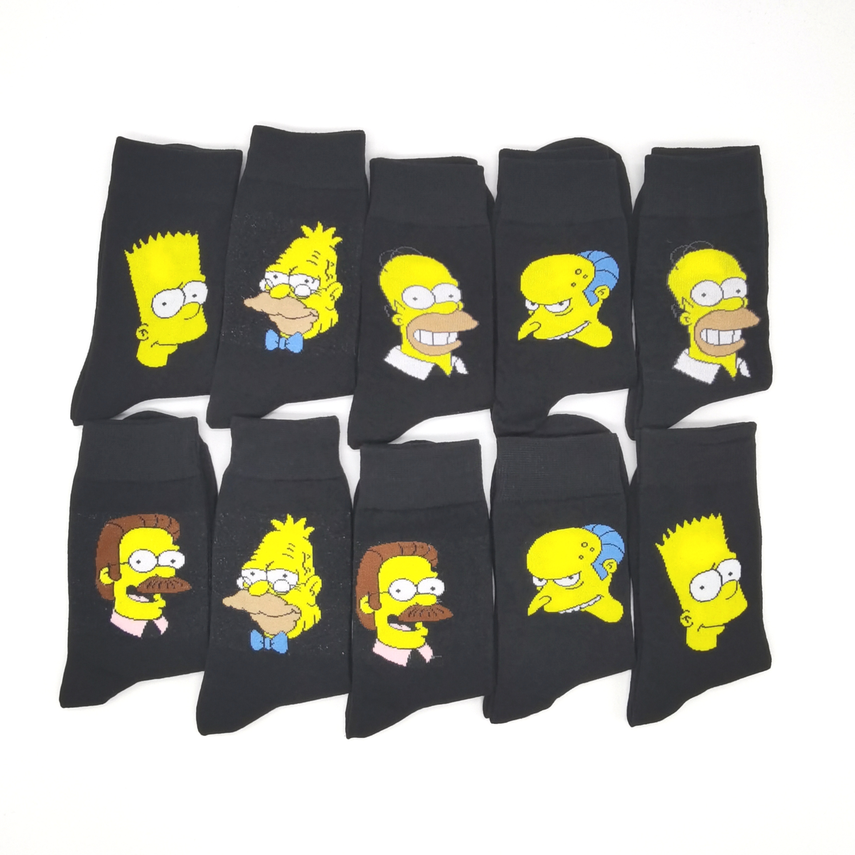10 Pairs/Pack Funny Men Woman  – Cotton Crew Sock Pack recenzja i cena