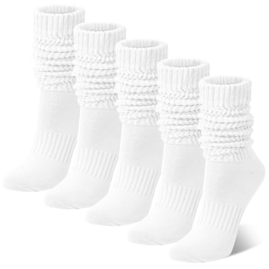 Chalier 5 Pairs Slouchy Socks  – Boot Sock Slouchy recenzja i cena