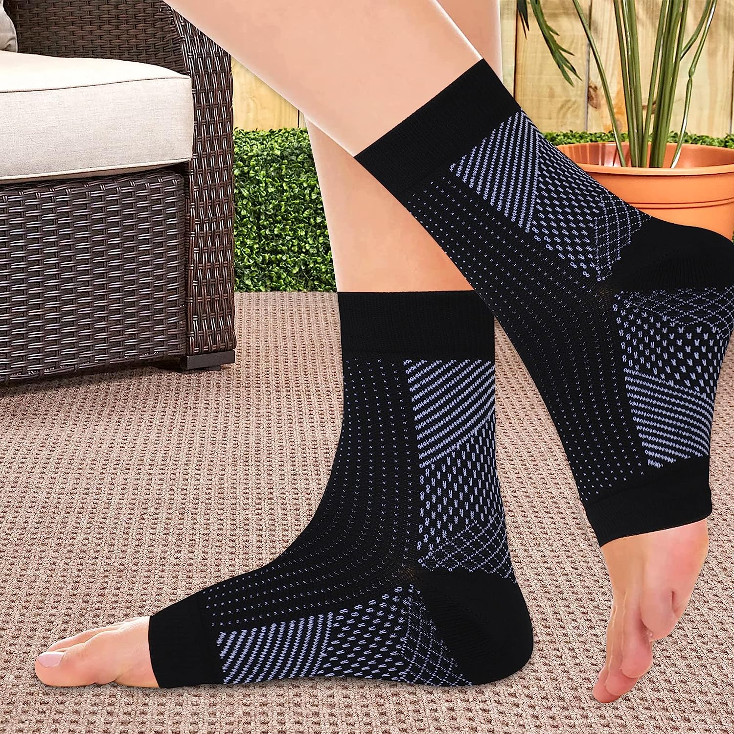 1Pair Ankle Brace Compression  – Ankle Brace Sock recenzja i cena