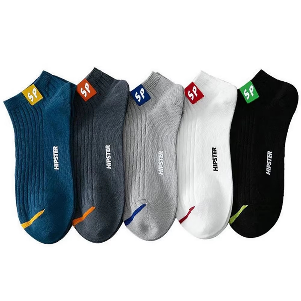 5 Pairs Men Socks Set  Cotton  – Ankle Sock Low Cut recenzja i cena