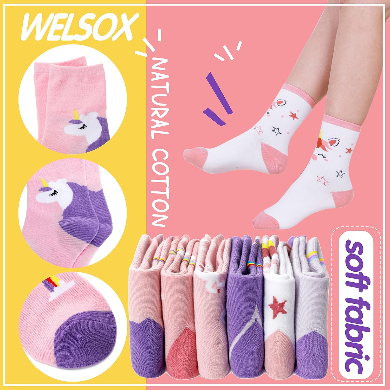 Unicorn Socks Gifts for Girls  – Silk Sock Bamboo recenzja i cena