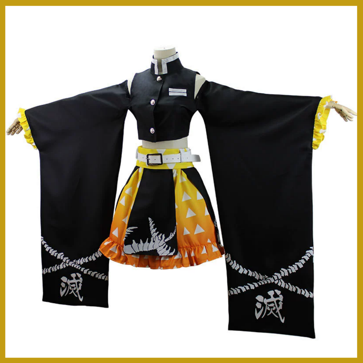 Anime Agatsuma Zenitsu Cosplay – Dress Sock Men recenzja i cena