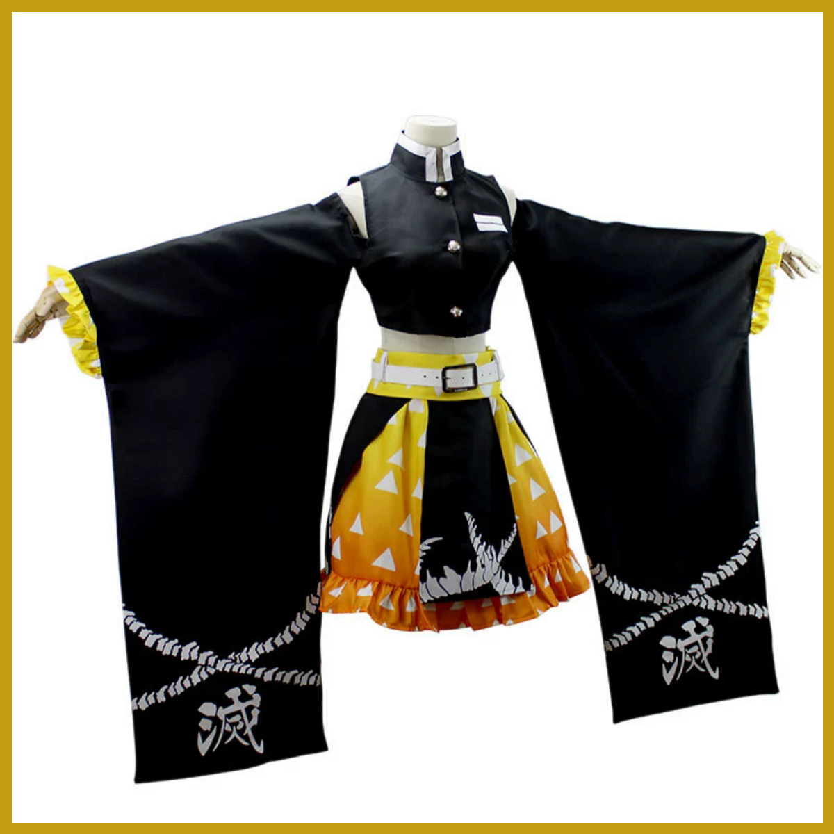 Anime Agatsuma Zenitsu Cosplay – Dress Sock Men recenzja i cena