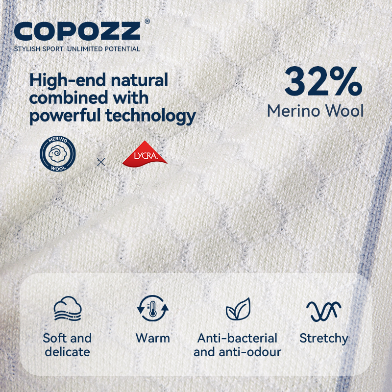 COPOZZ New Winter Ski Socks Me – Thermal Sock Winter recenzja i cena