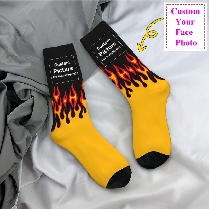 Personalized Custom Photo Logo – Dress Sock Men recenzja i cena