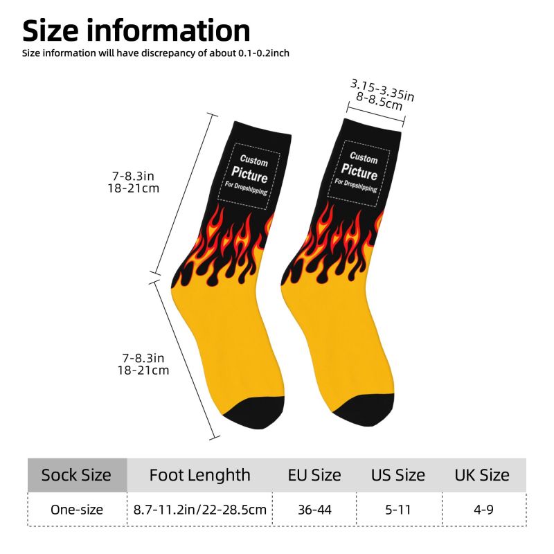 Personalized Custom Photo Logo – Dress Sock Men recenzja i cena
