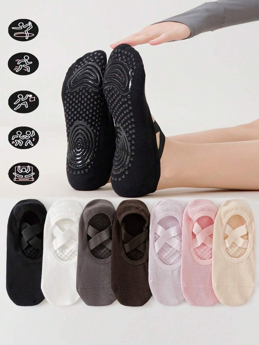 1/3/7 Pairs Women's Barre Pila – Grip Sock Yoga recenzja i cena