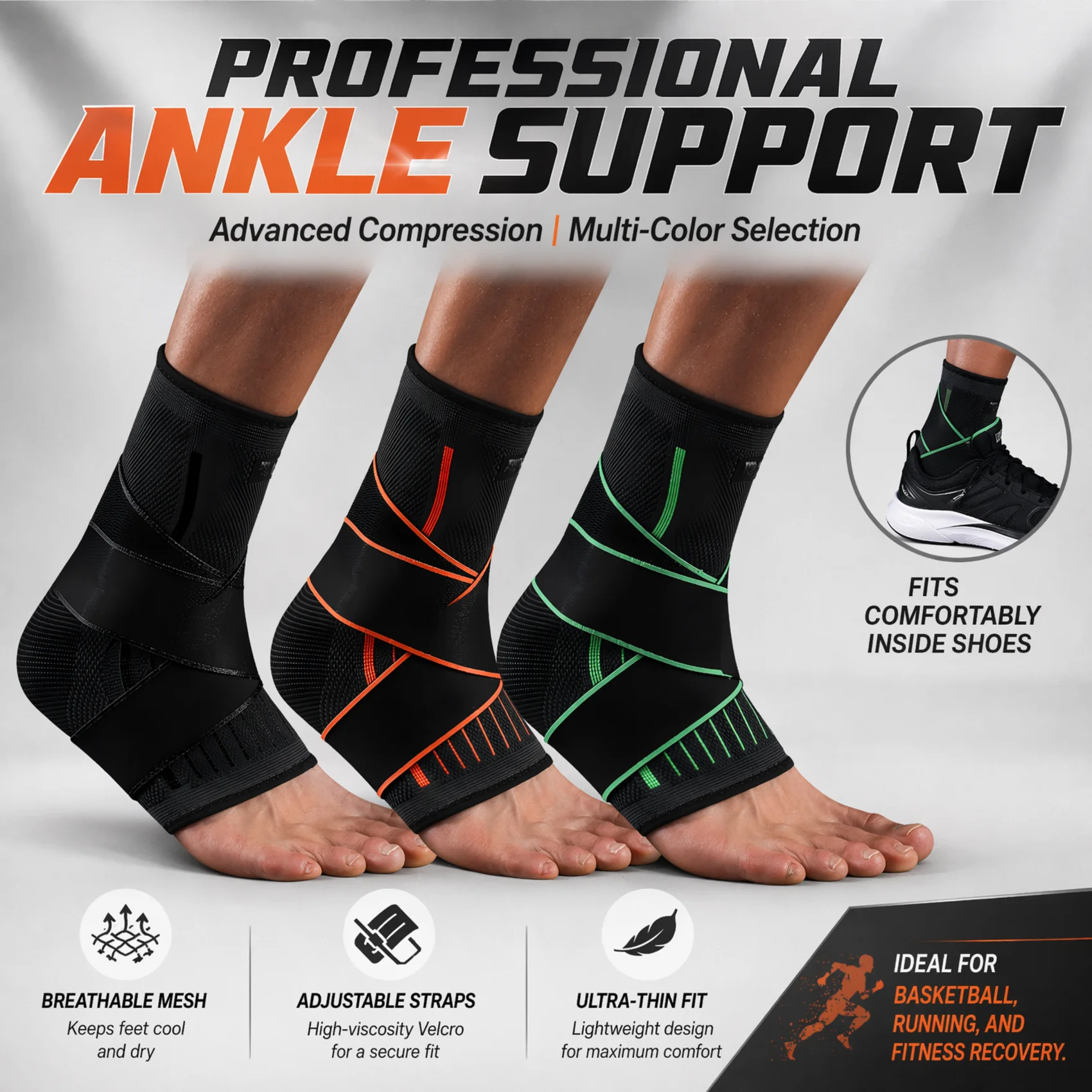 Breathable Compression Ankle B – Ankle Brace Sock recenzja i cena