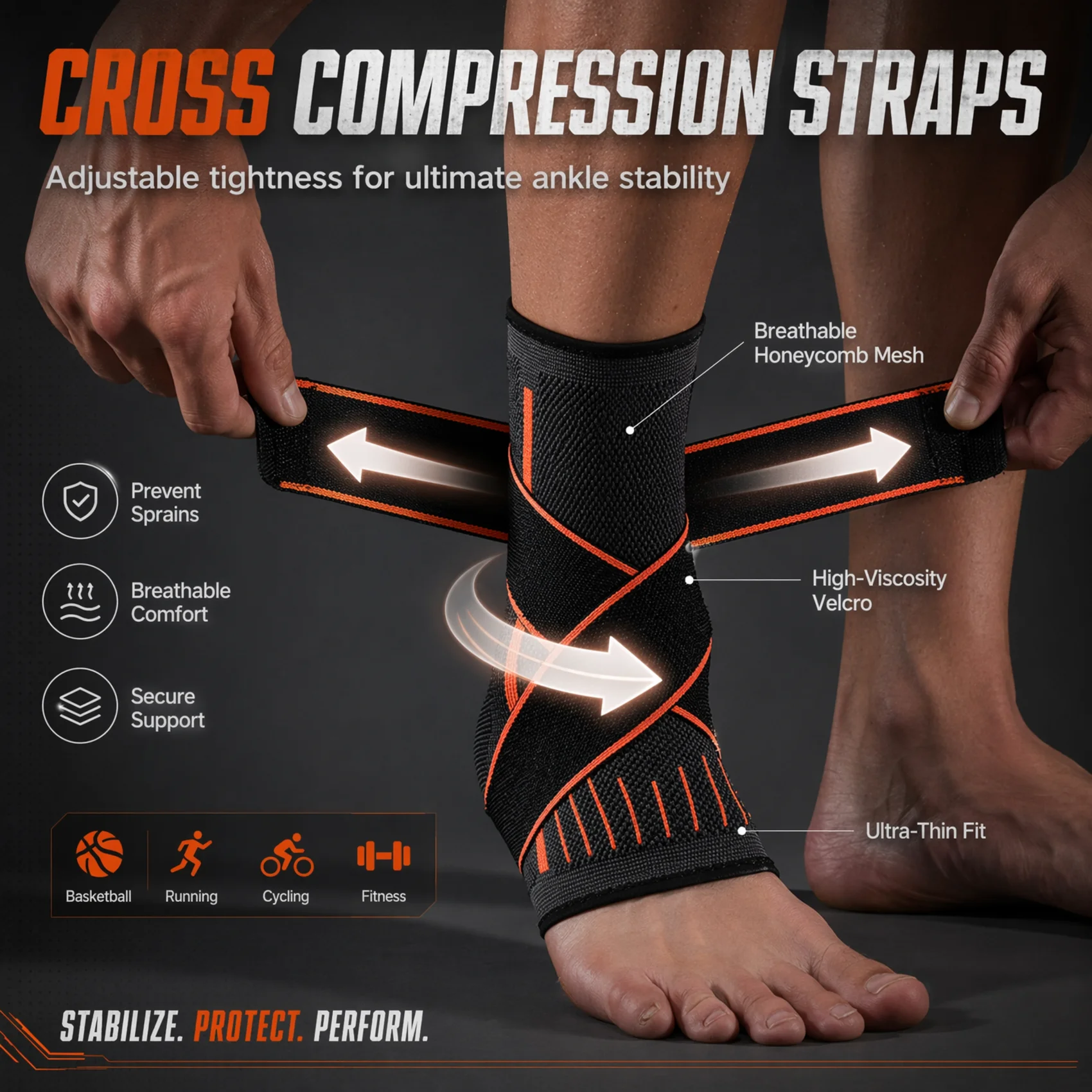 Breathable Compression Ankle B – Ankle Brace Sock recenzja i cena