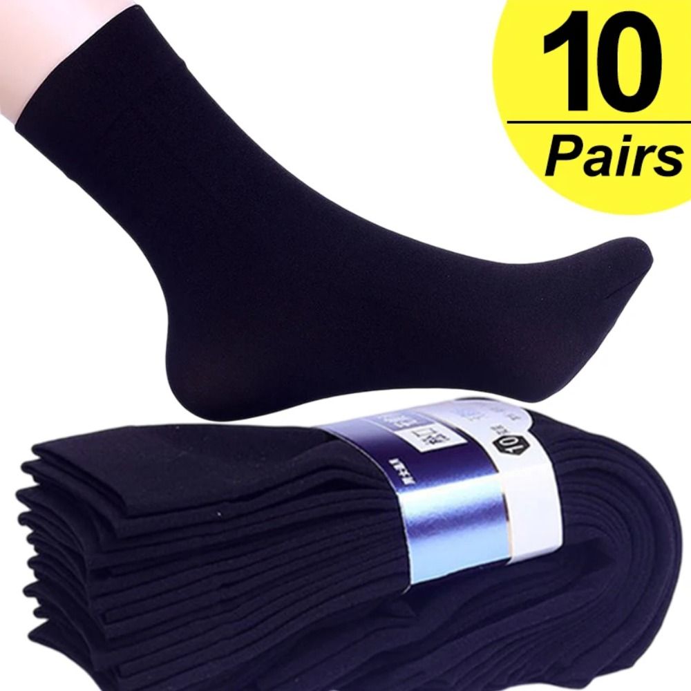 10pairs Casual Breathable Men  – Silk Sock Bamboo recenzja i cena