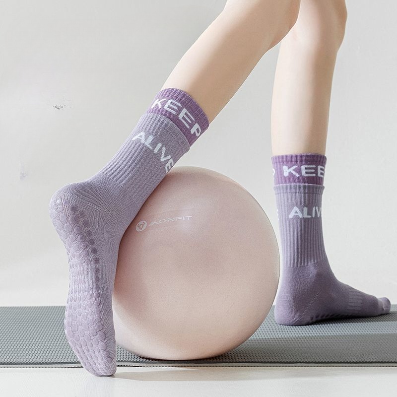 Women's Non-Slip Yoga Socks wi – Grip Sock Yoga recenzja i cena