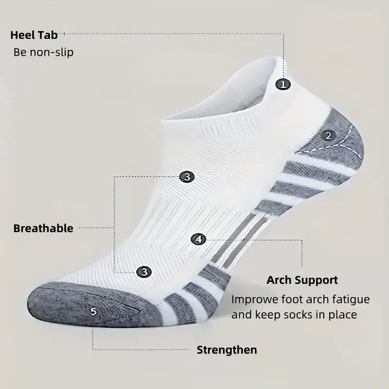 12 Pairs Men Breathable Sports – Ankle Brace Sock recenzja i cena