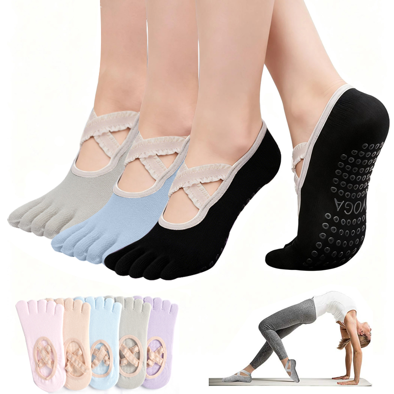 Ladies Non-Slip Pilates Socks  – No Show Sock Women recenzja i cena