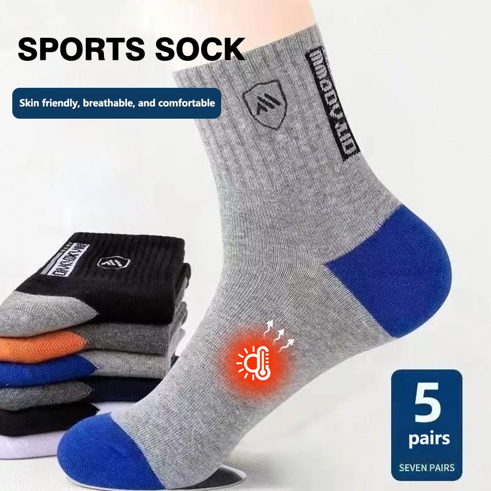 5 Pairs Men's Anti Odor & Anti – Cotton Crew Sock Pack recenzja i cena