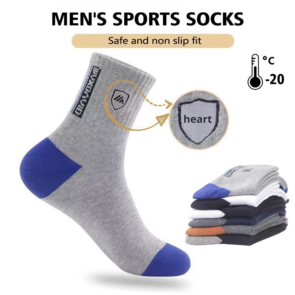 5 Pairs Men's Anti Odor & Anti – Cotton Crew Sock Pack recenzja i cena