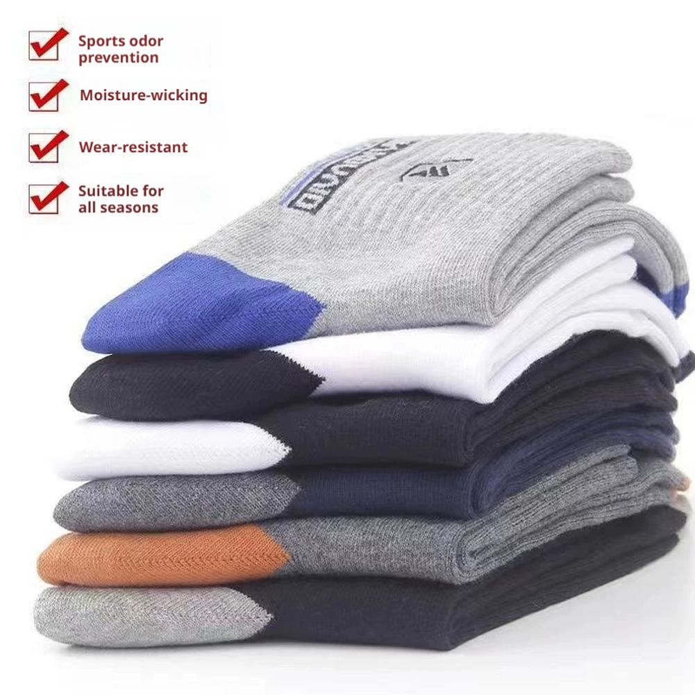 5 Pairs Men's Anti Odor & Anti – Cotton Crew Sock Pack recenzja i cena