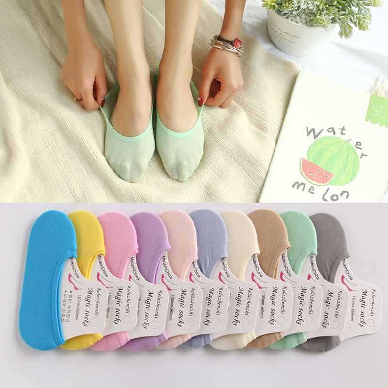 Summer Thin Colorful Girl Invi – Invisibility Sock Loafer recenzja i cena