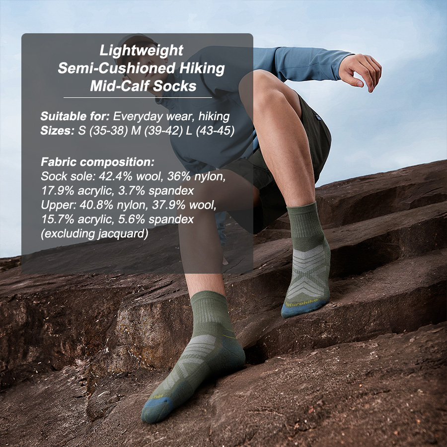 Naturehike Sport Socks Man Soc – Wool Hiking Sock recenzja i cena