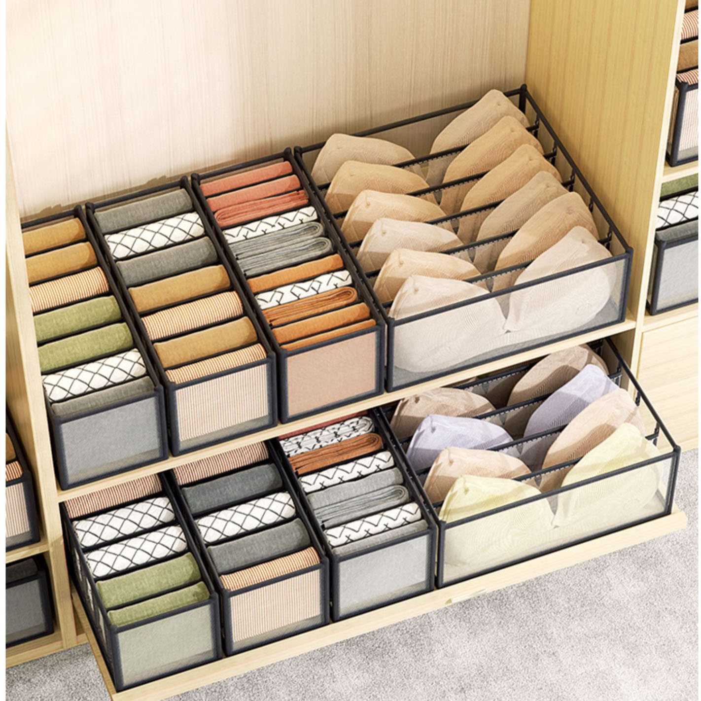 Underwear storage box home war – Sock Organizer Tray recenzja i cena