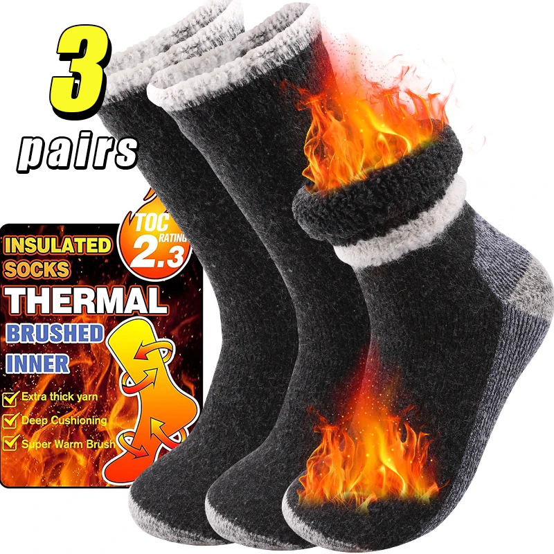 3Pairs High-Quality Thicken Wi – Thermal Sock Winter recenzja i cena