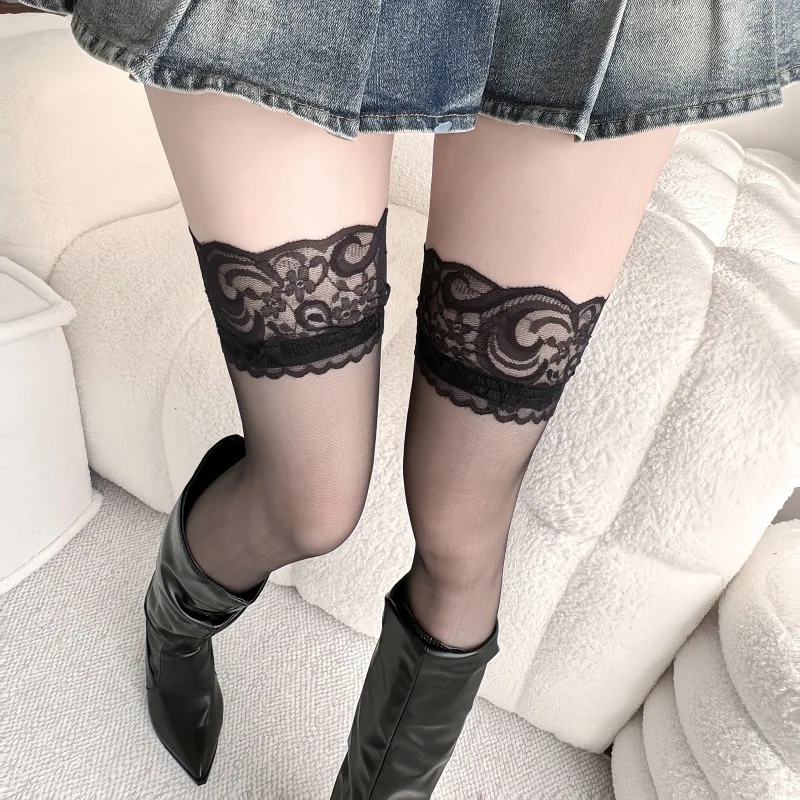 Lace Stockings Women Belt Flor – Tights Pantyhose Sheer recenzja i cena