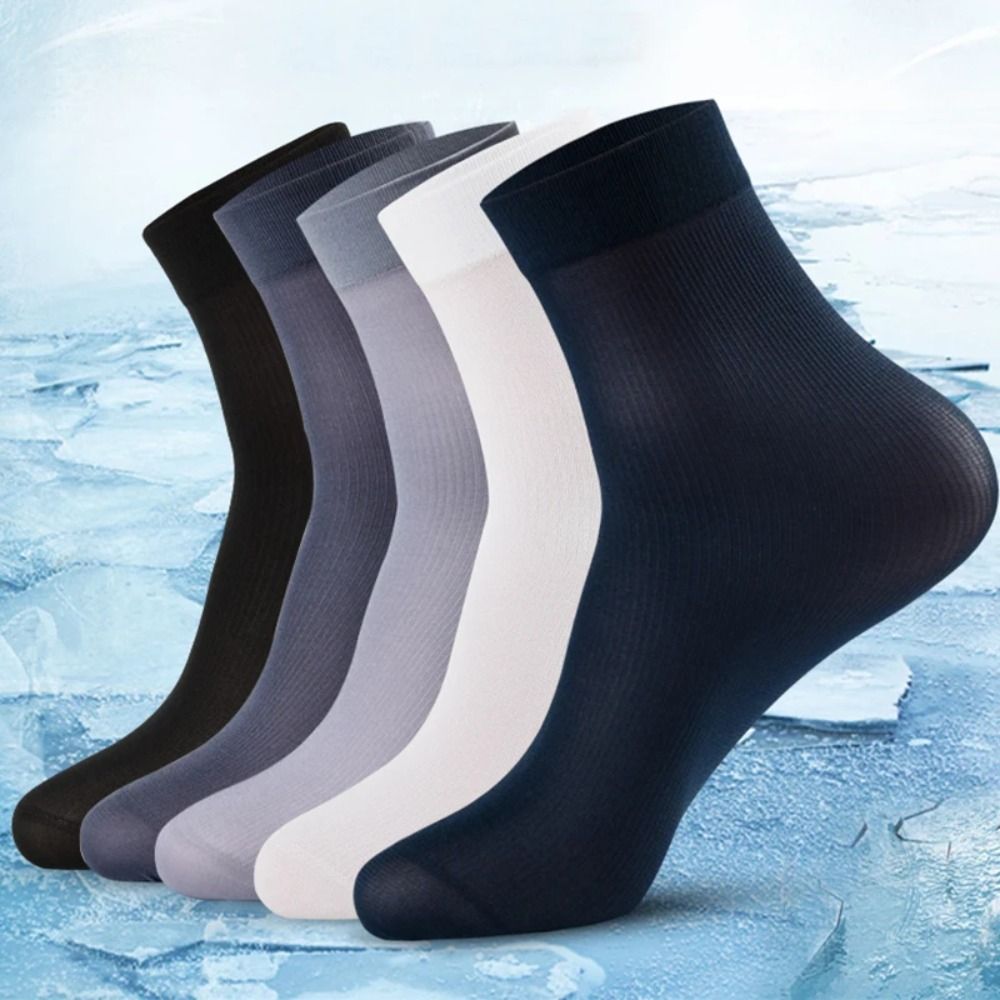 10pairs Men Ice Silk Socks Sum – Silk Sock Bamboo recenzja i cena
