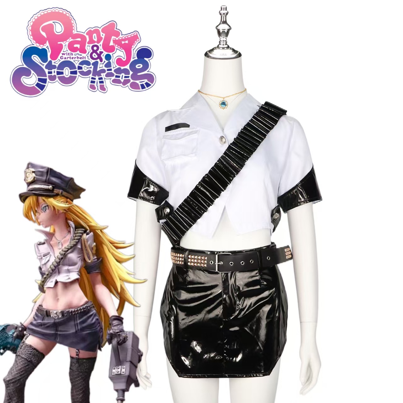 Anime Panty Stocking Cosplay C – Fishnet Stocking Women recenzja i cena