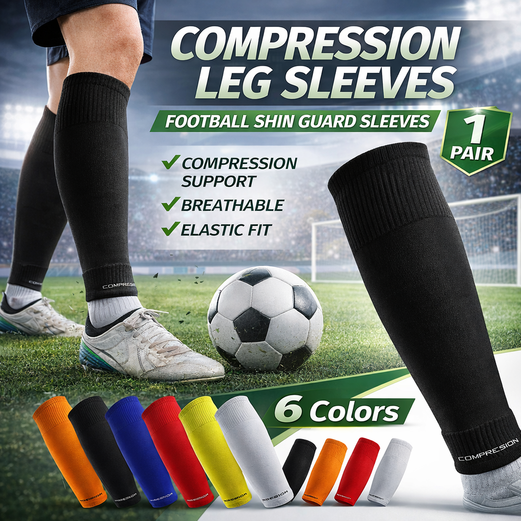 1 Pair Soccer Leg Sleeves Comp – Compression Sleeve Calf recenzja i cena