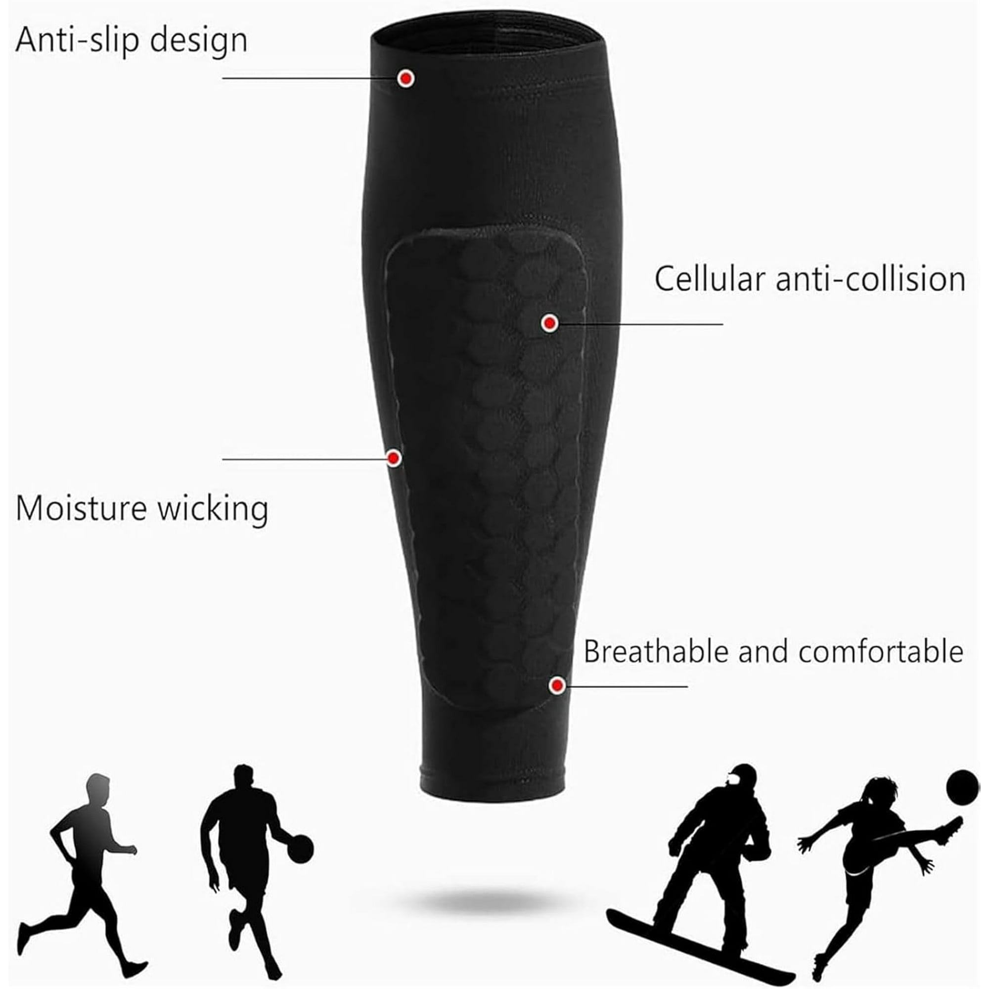 Soccer Shin Guards Shin Guard  – Compression Sleeve Calf recenzja i cena