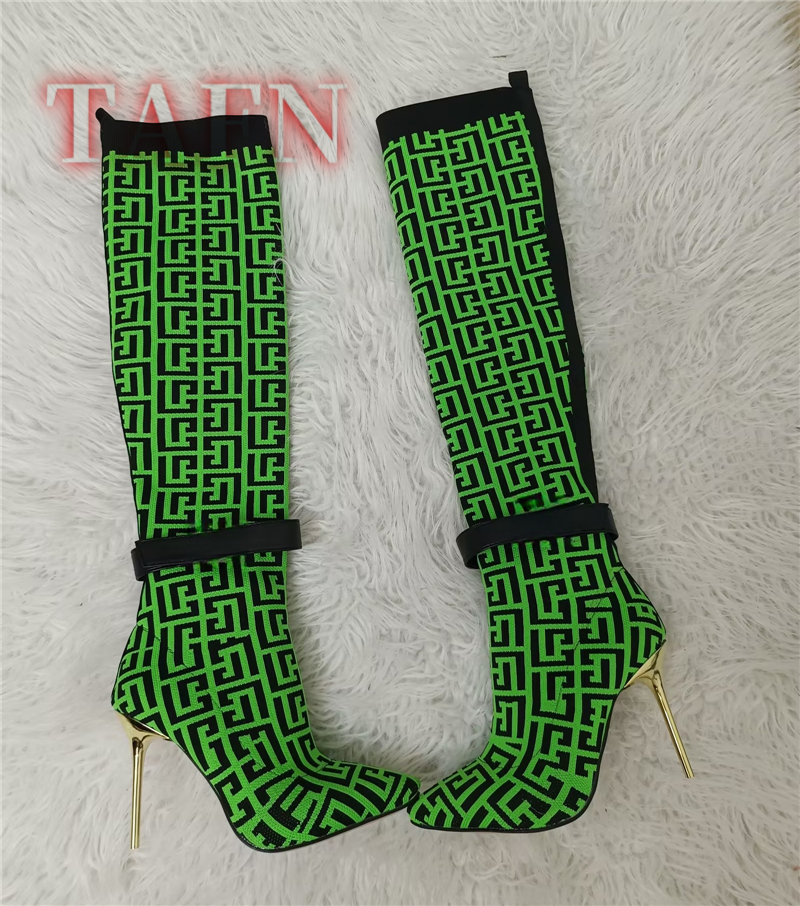 Women Stretch Sock Boots Fashi – Knee High Sock Women recenzja i cena