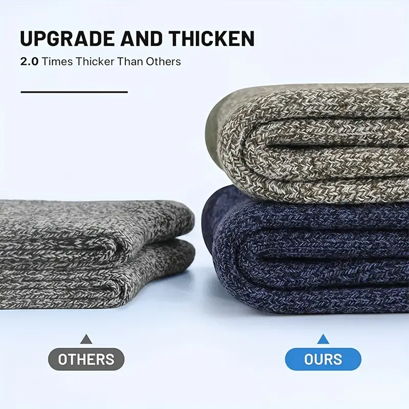 5 Pairs Merino Wool Socks For  – Wool Hiking Sock recenzja i cena