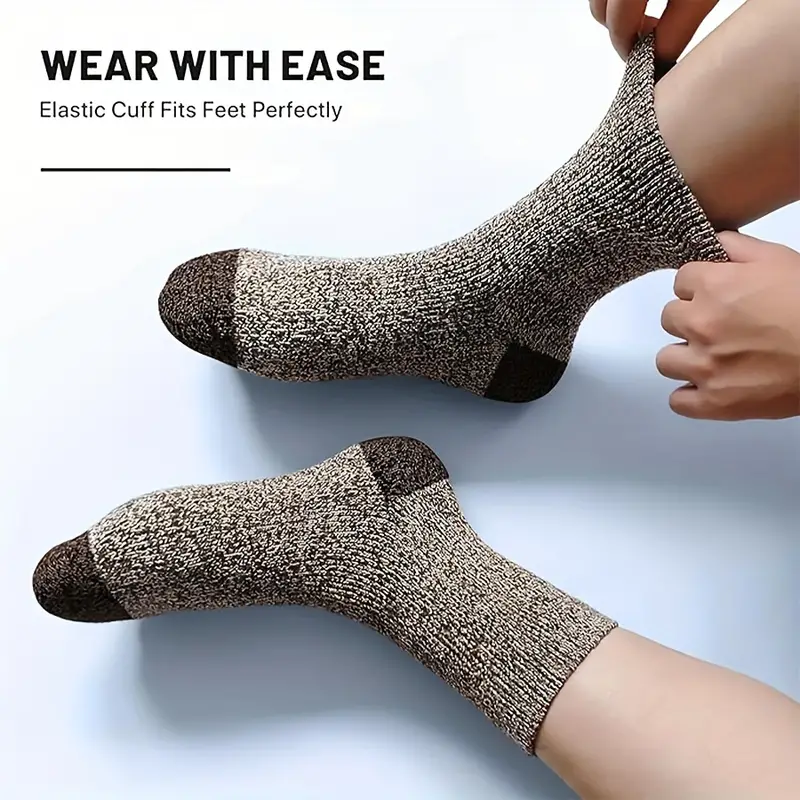 5 Pairs Merino Wool Socks For  – Wool Hiking Sock recenzja i cena