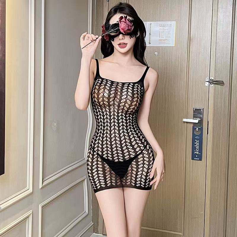 Sexy bodysuit with open crotch – Fishnet Stocking Women recenzja i cena